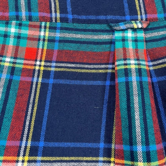 Chaps Red Blue Button Down Flannel Plaid Long Sleeve Shirt - Picture 8 of 16